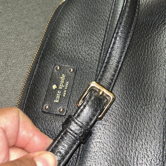 Preloved Kate Spade black leather crossbody bag - Picture 9 of 9